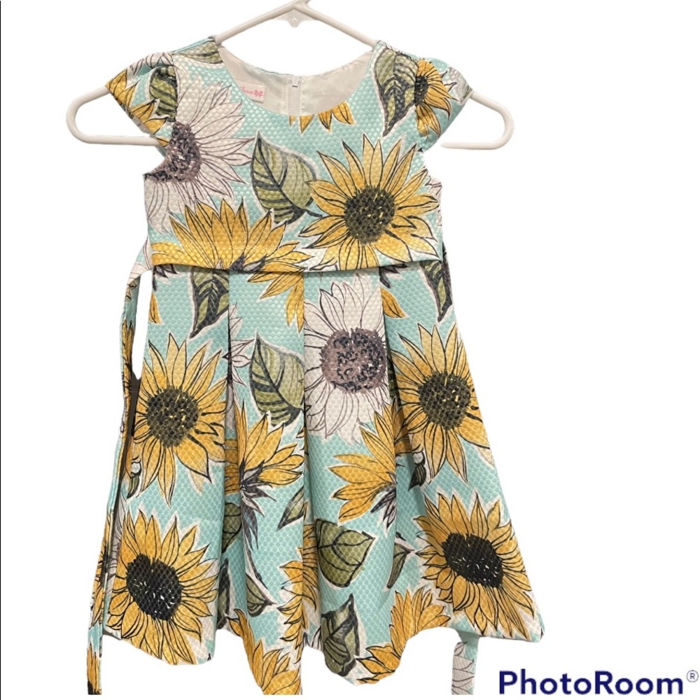 Beautiful Girls Beautiful Bonnie Jean Sunflower Dress, Size: 4T